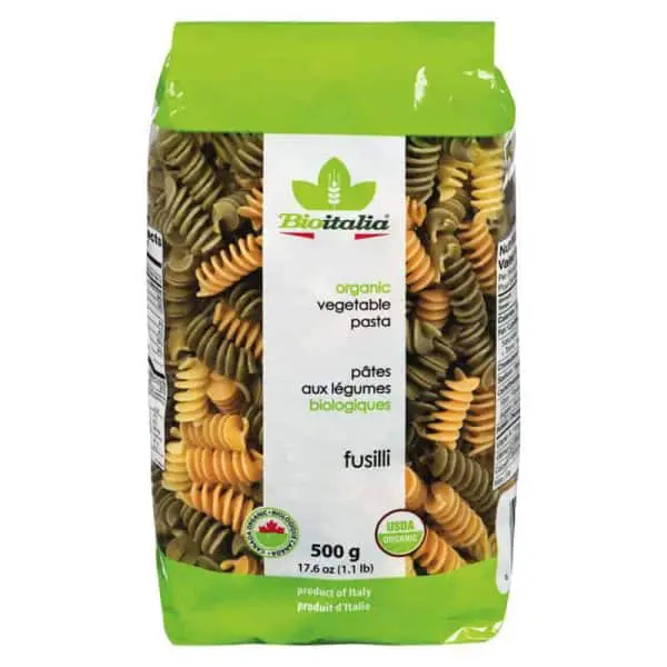 Organic Fusilli with Vegetables (BIOITALIS)