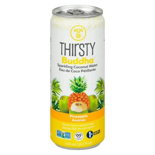 Eau de Noix de Coco Gazéifiée Ananas (THIRSTY BUDDHA)