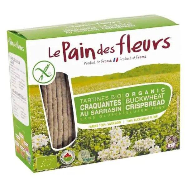 Tartines au Sarrasin Biologiques Sans Gluten (PAIN DES FLEURS)