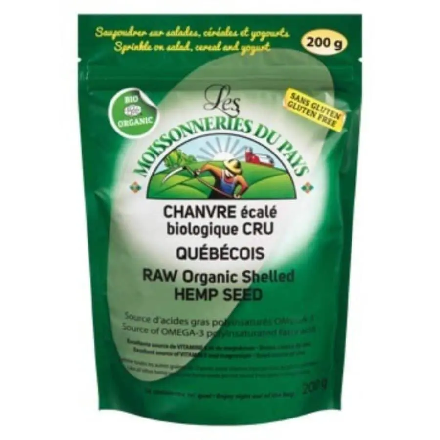 Organic Shelled Hemp Seeds (MOISSONNERIE DU PAYS)