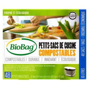Sacs à déchet compostables 10L  (BIOBAG)