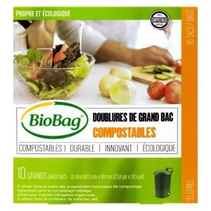 Sac à déchet compostables 35L  (BIOBAG)