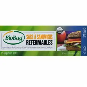 Sac refermables compostables  (BIOBAG)