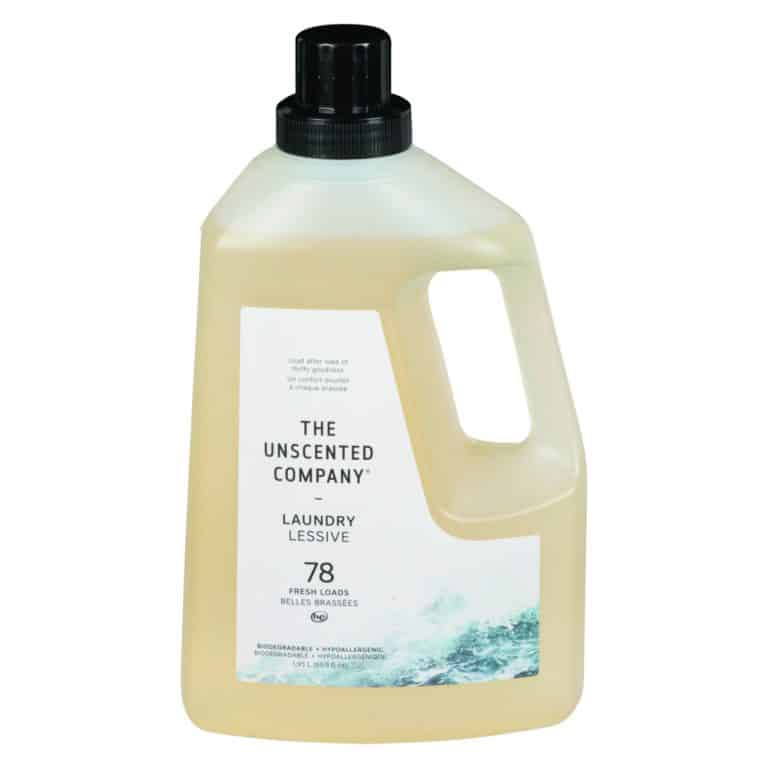 unscented laundry detergent