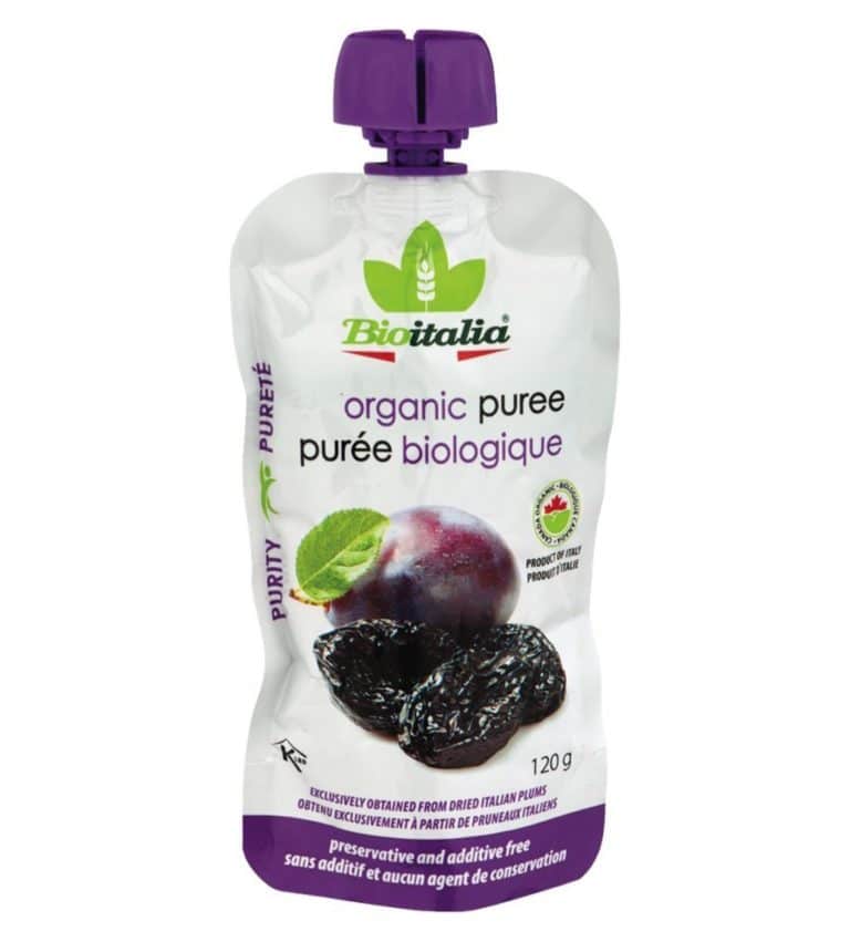organic plum puree