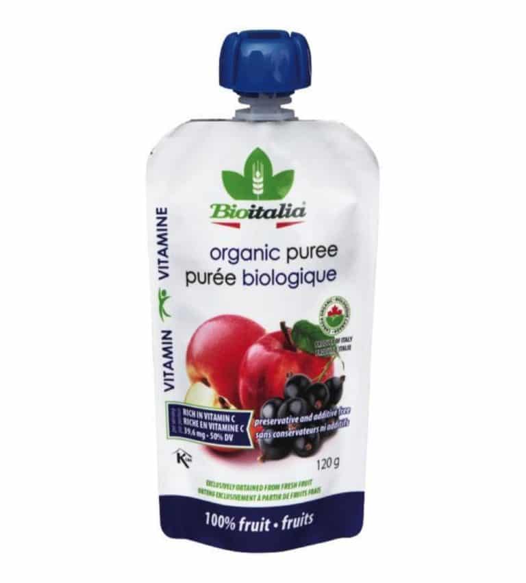 organic apple cassis puree