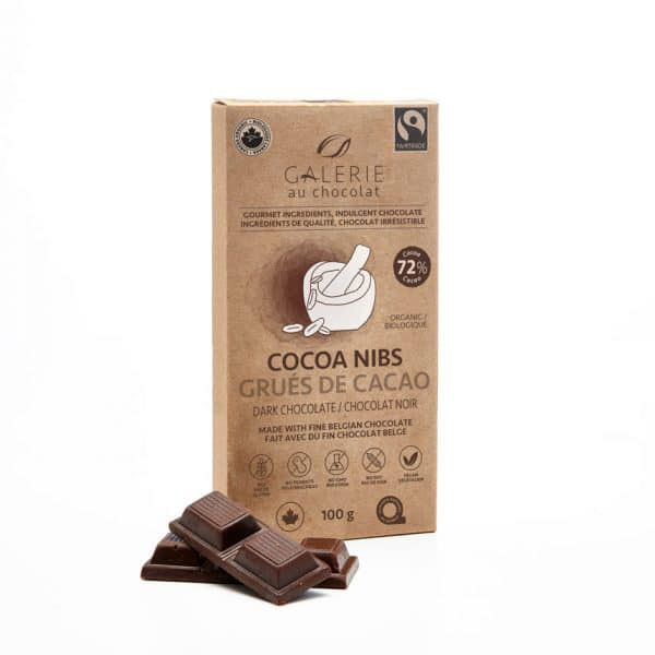 chocolat noir gruÉs de cacao/ Équitable