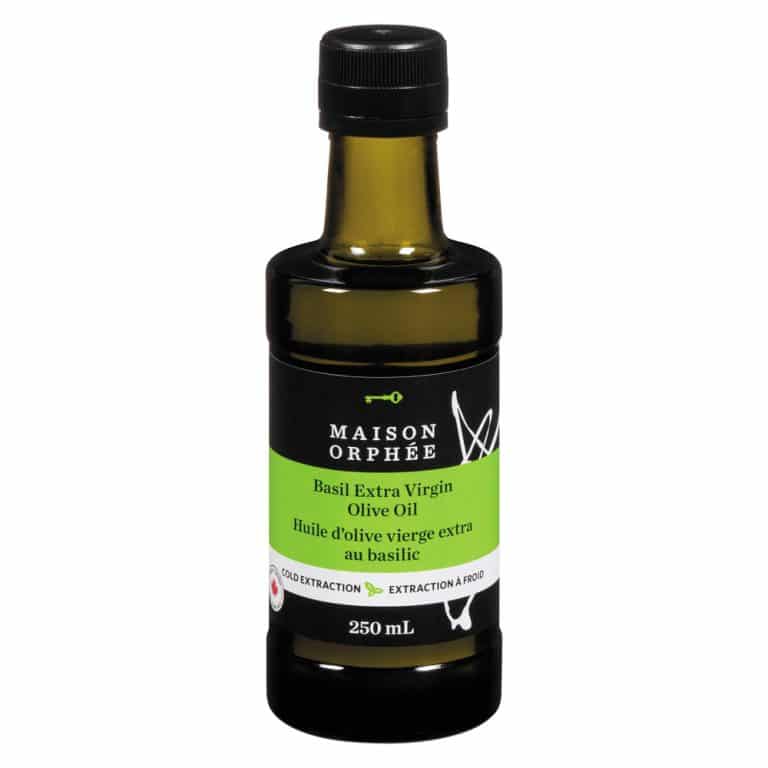 huile d'olive au basilic