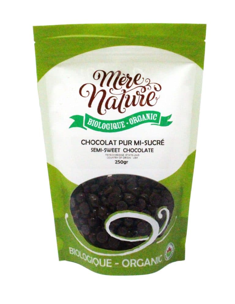 Chocolat MI-Sucré Biologique (MÈRE NATURE)