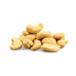 Unsalted roasted whole cashews