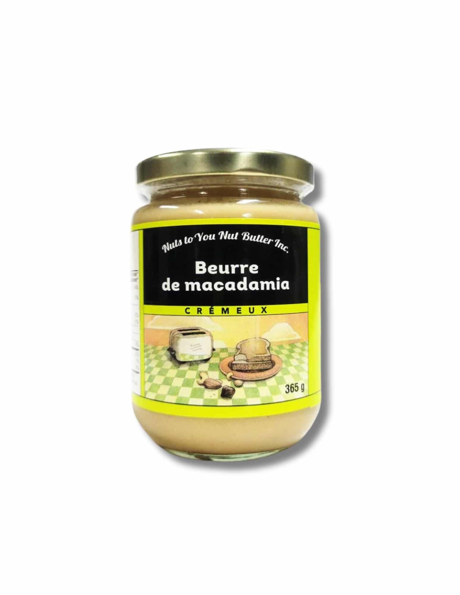 Macadamia Butter Smooth (Nuts to You Nut Butter)