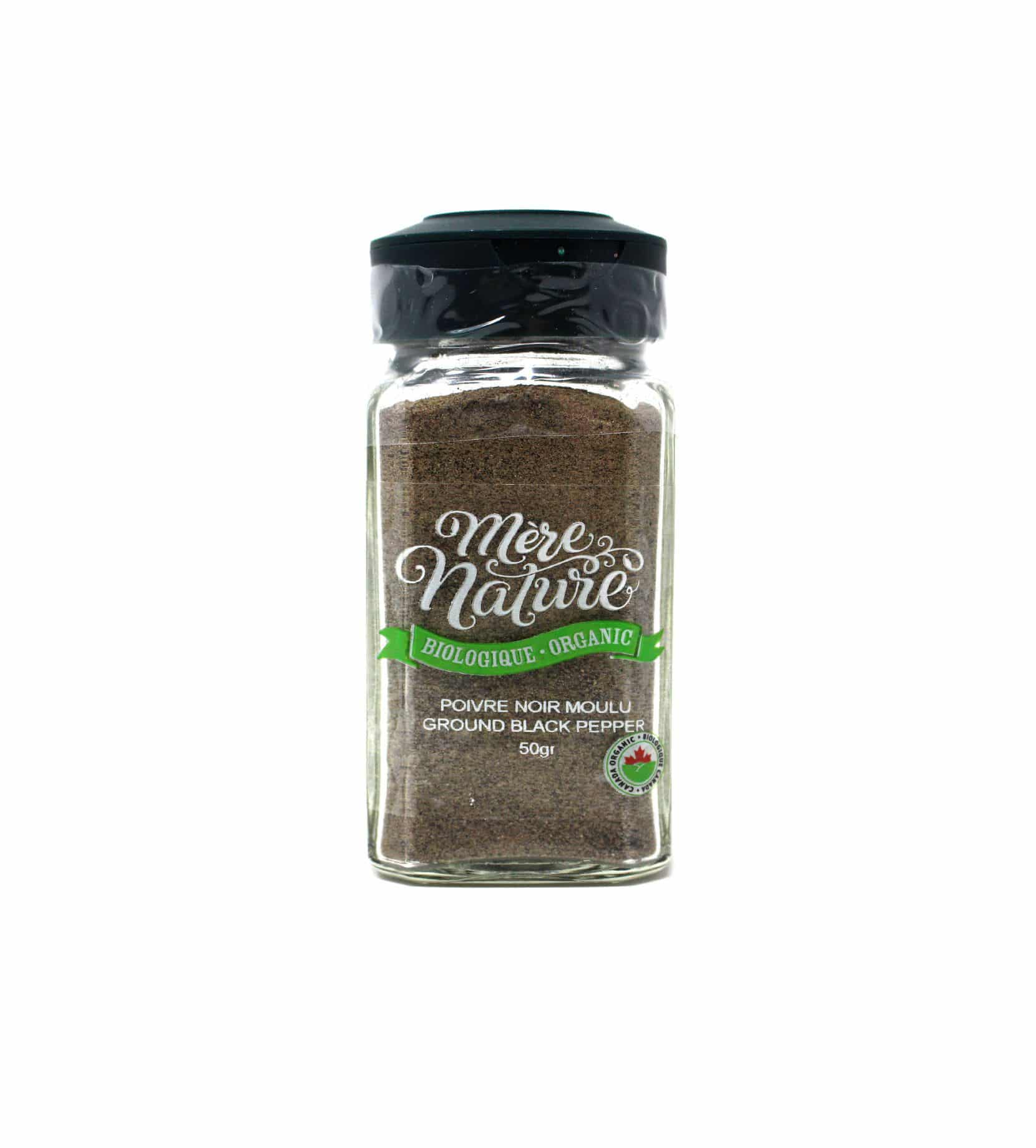 Poivre Noir Moulu Biologique (MÈRE NATURE)