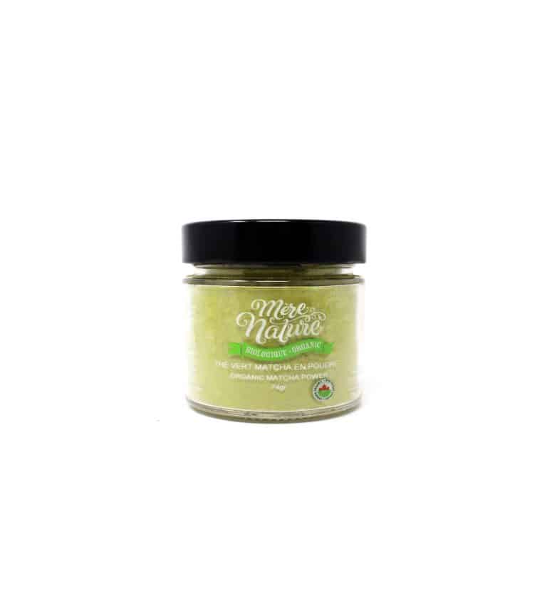 Thé Vert Matcha en Poudre Biologique (MÈRE NATURE)