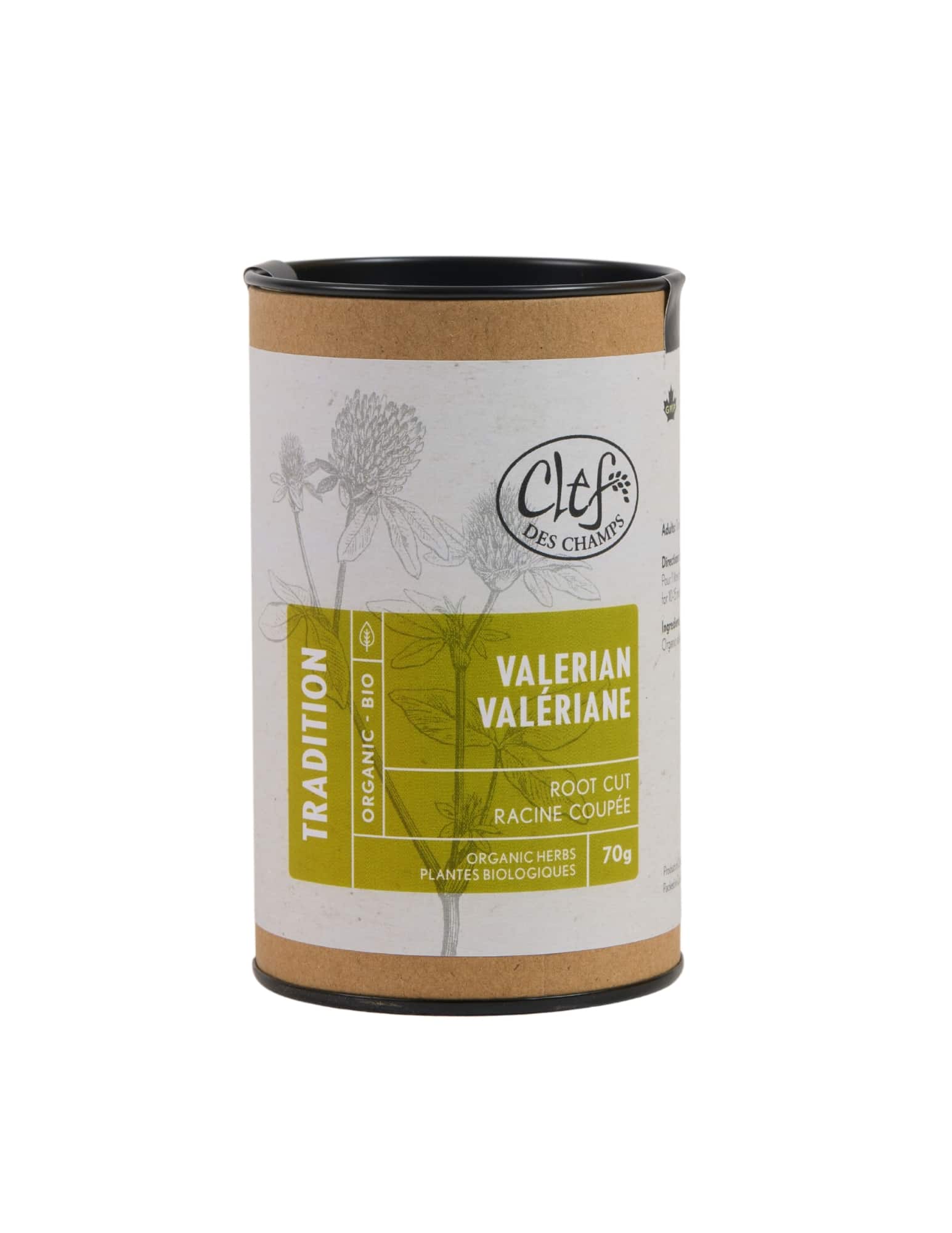 Tisane Tube Valériane Biologique (CLEF DES CHAMPS)
