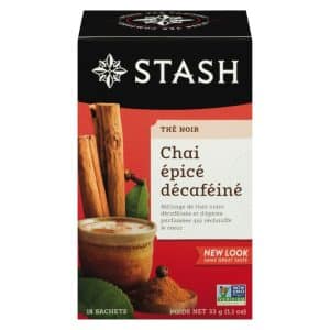 Decafeinated Spicy Chai Tea (STASH)