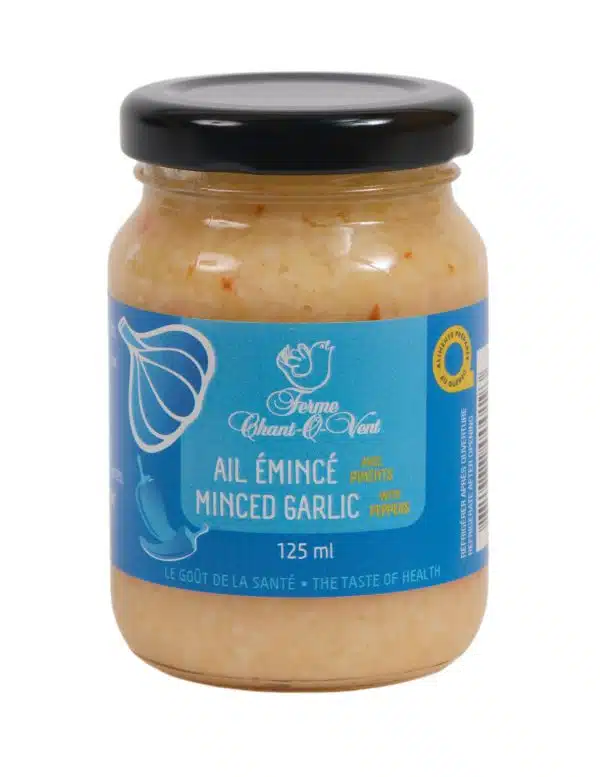 Ail Émincé avec Piments Forts (CHANT-O-VENT)