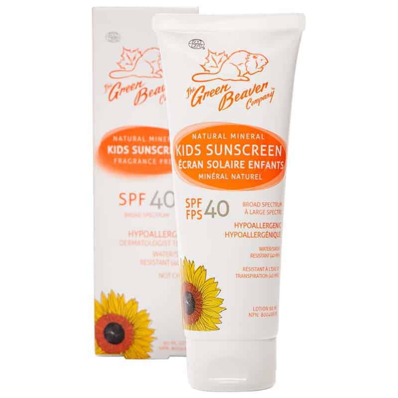 Écran Solaire Biologique FPS 40 Pour Enfants (GREEN BEAVER)