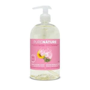 Savon Hydratant Mains & Corps Peaux Sensibles (PURE NATURE)