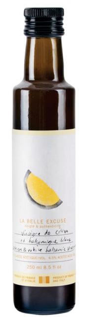Vinaigre Citron & Balsamique Blanc (LA BELLE EXCUSE)