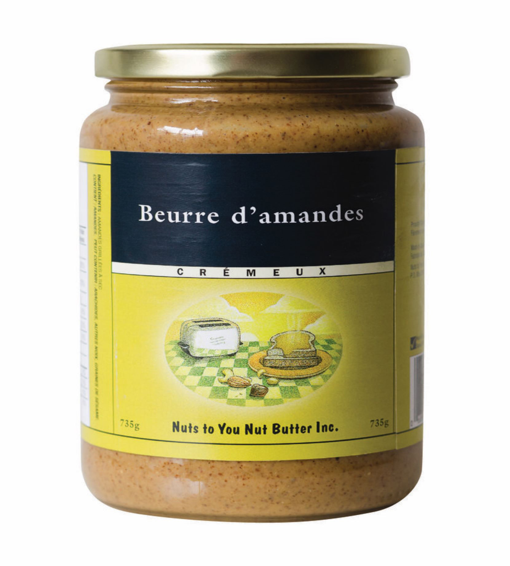 Beurre d’Amandes Crémeux (Nuts toYouNutButter)