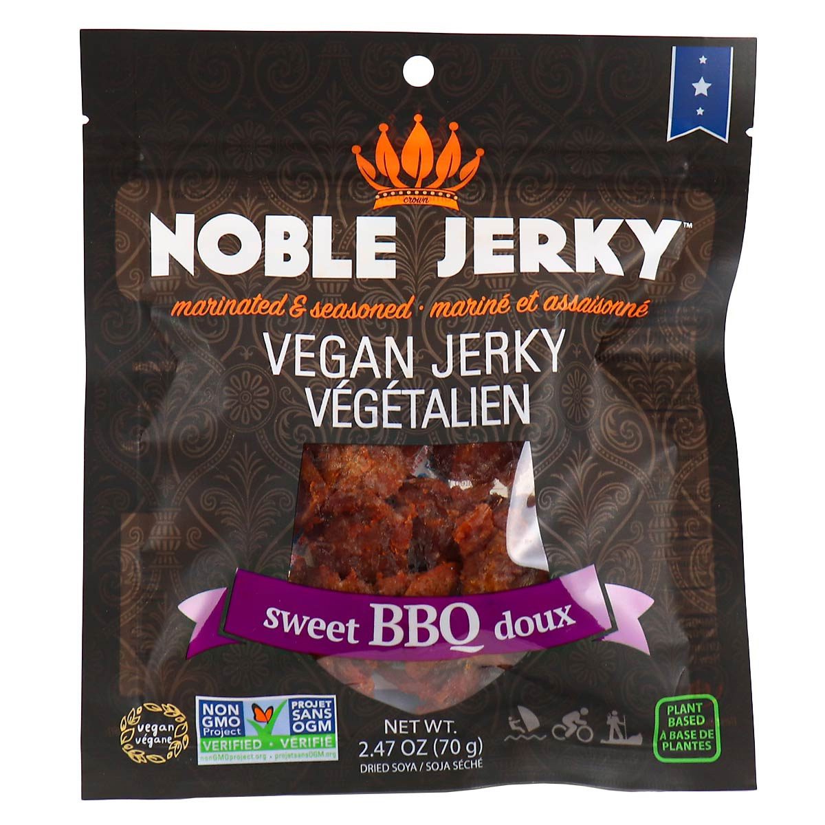 Jerky Végétalien Bbq Doux (NOBLE JERKY)