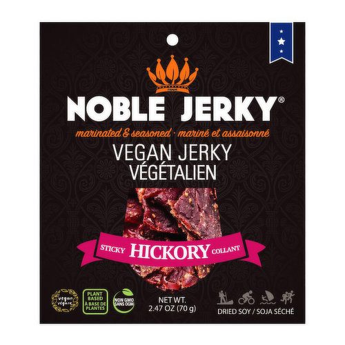 Jerky Végétalien Hickory (NOBLE JERKY)