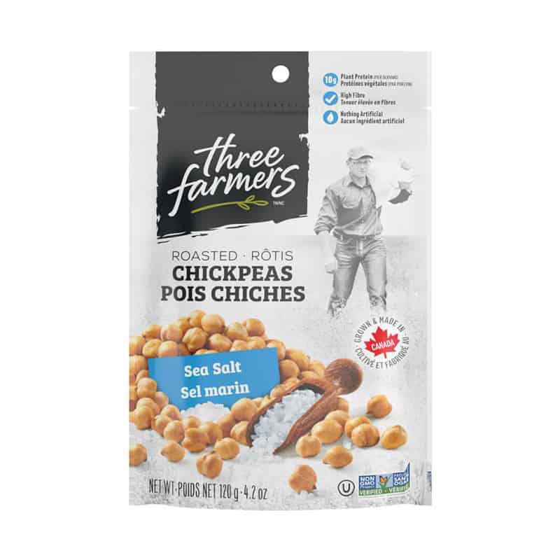 Pois Chiches Rôtis Sel Marin (THREE FARMERS)