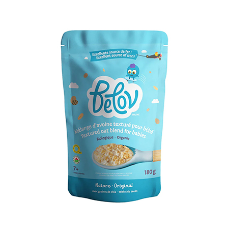 Mélange d’Avoine Texturé Biologique pour Bébé Bio Nature (BELOV)