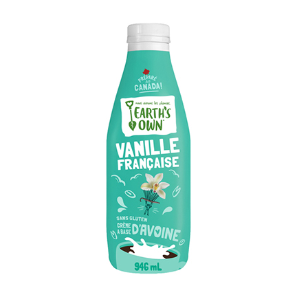 Crème à Café Avoine Vanille Française (EARTH'S OWN)