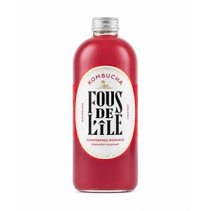 Kombucha Canneberge Romarin Biologique (Fous de l'île)