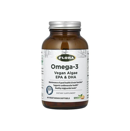 Oméga- EPA & DHA végétaliens à base d’Algues (FLORA)