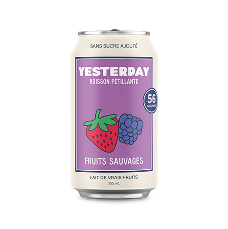 Pack Boisson Pétillante Fruits Sauvages (YESTERDAY)