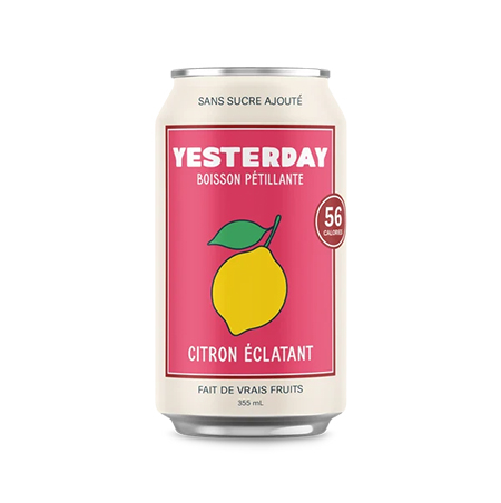 Pack Boisson Pétillante Citron Éclatant (YESTERDAY)