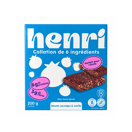 Carré Nutritif Bleuets Sauvages & Vanille (HENRI)