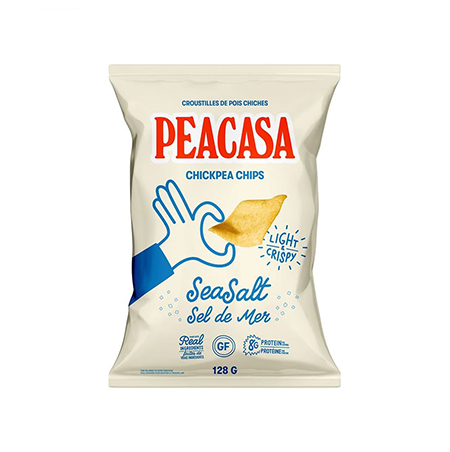 Croustilles de Pois chiches sel de mer (PEACASA)
