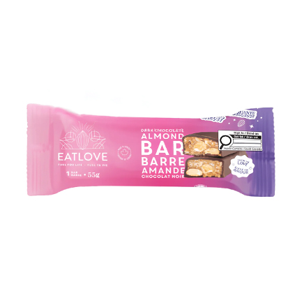 Barre de Chocolat Noir- Amandes (EAT LOVE)