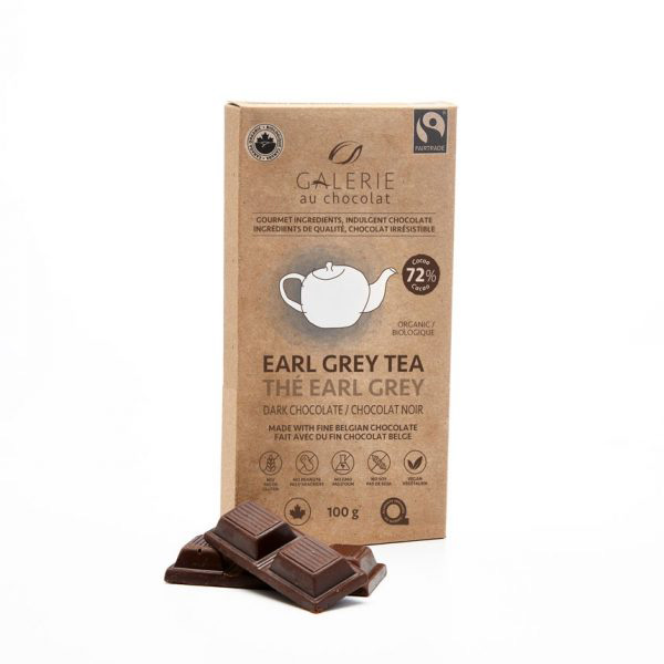 Chocolat Noir Earl Grey Équitable (GALERIE AU CHOCOLAT)