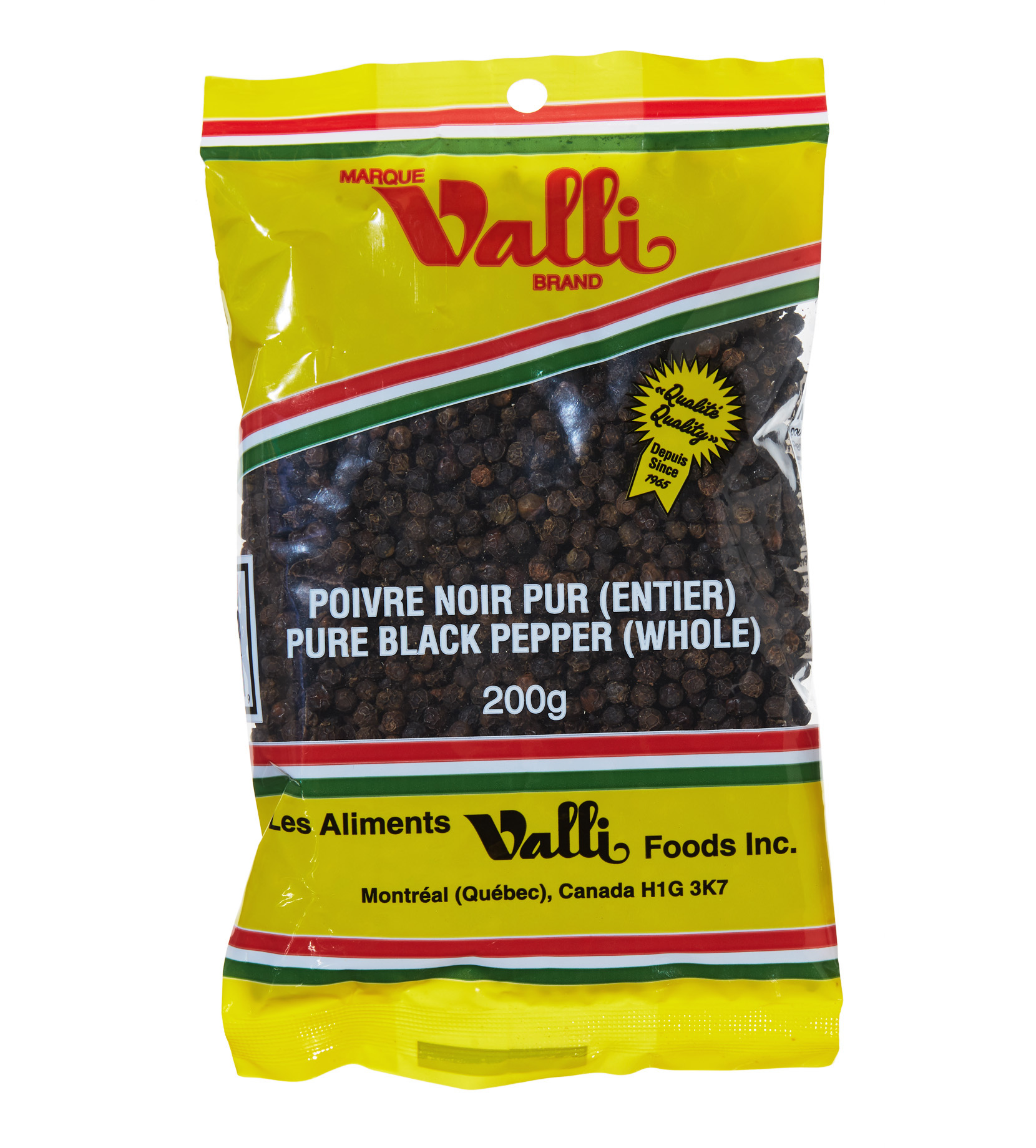 Poivre Noir Entier (VALLI)