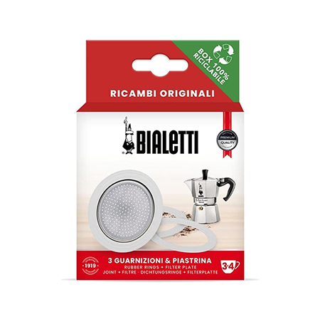Moka Gasket et filtre Cafetière 3-4 tasse (BIALETTI)